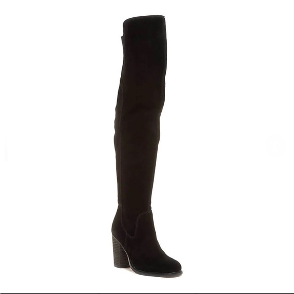 Kelsi Dagger Logan Black Over The Knee Boot